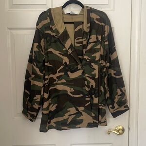 NanaMacs Denim Camo Jacket Large